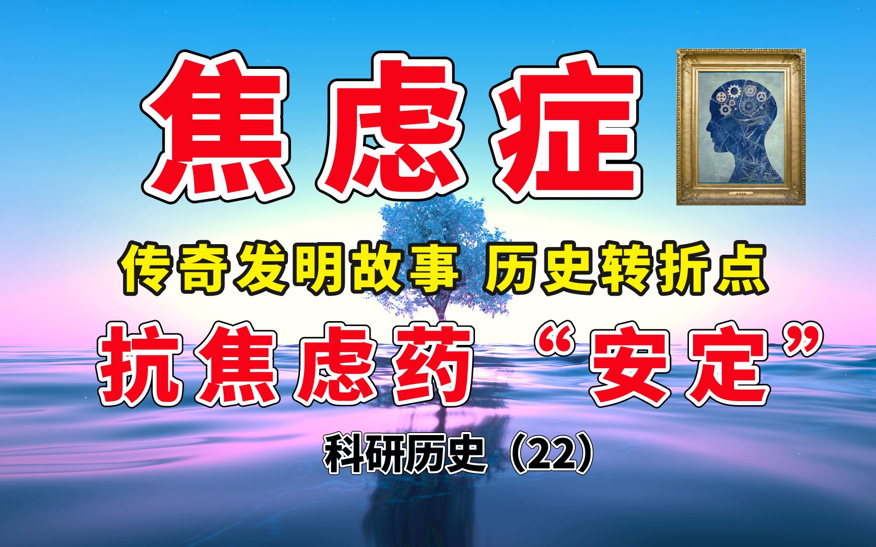 【脑科学】焦虑症:抗焦虑药“安定”,传奇发明故事、历史转折点(科研历史22)哔哩哔哩bilibili