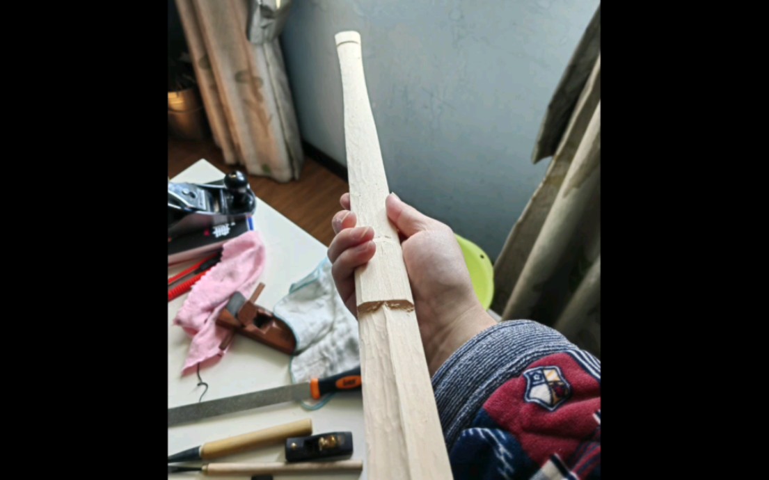 手残第一次尝试做汉剑剑鞘