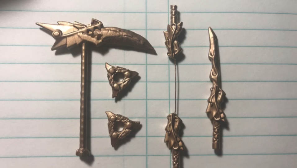 【疯狂的杰奎琳】乐高幻影忍者自制黄金武器