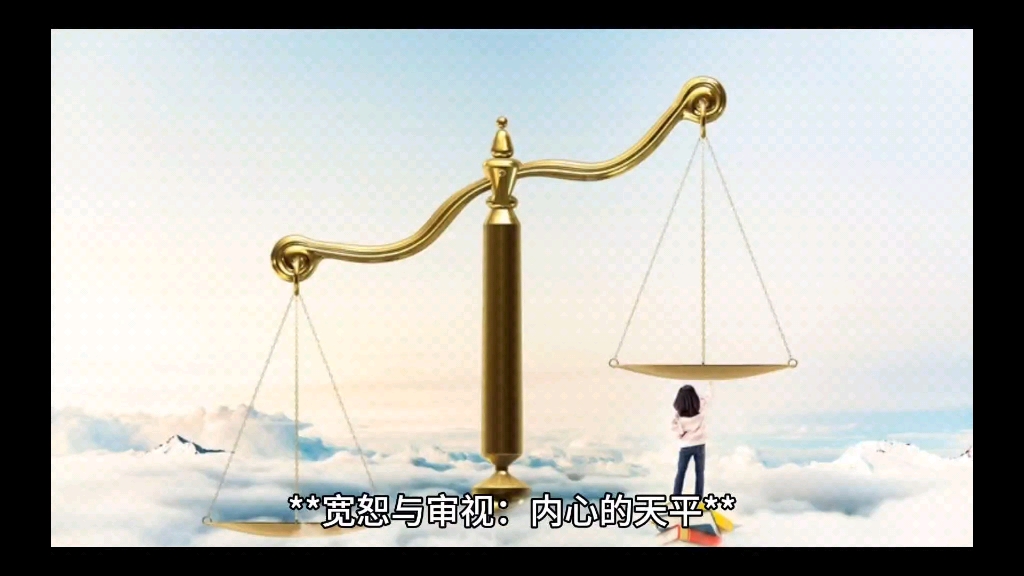 "宽恕与审视:内心的天平"