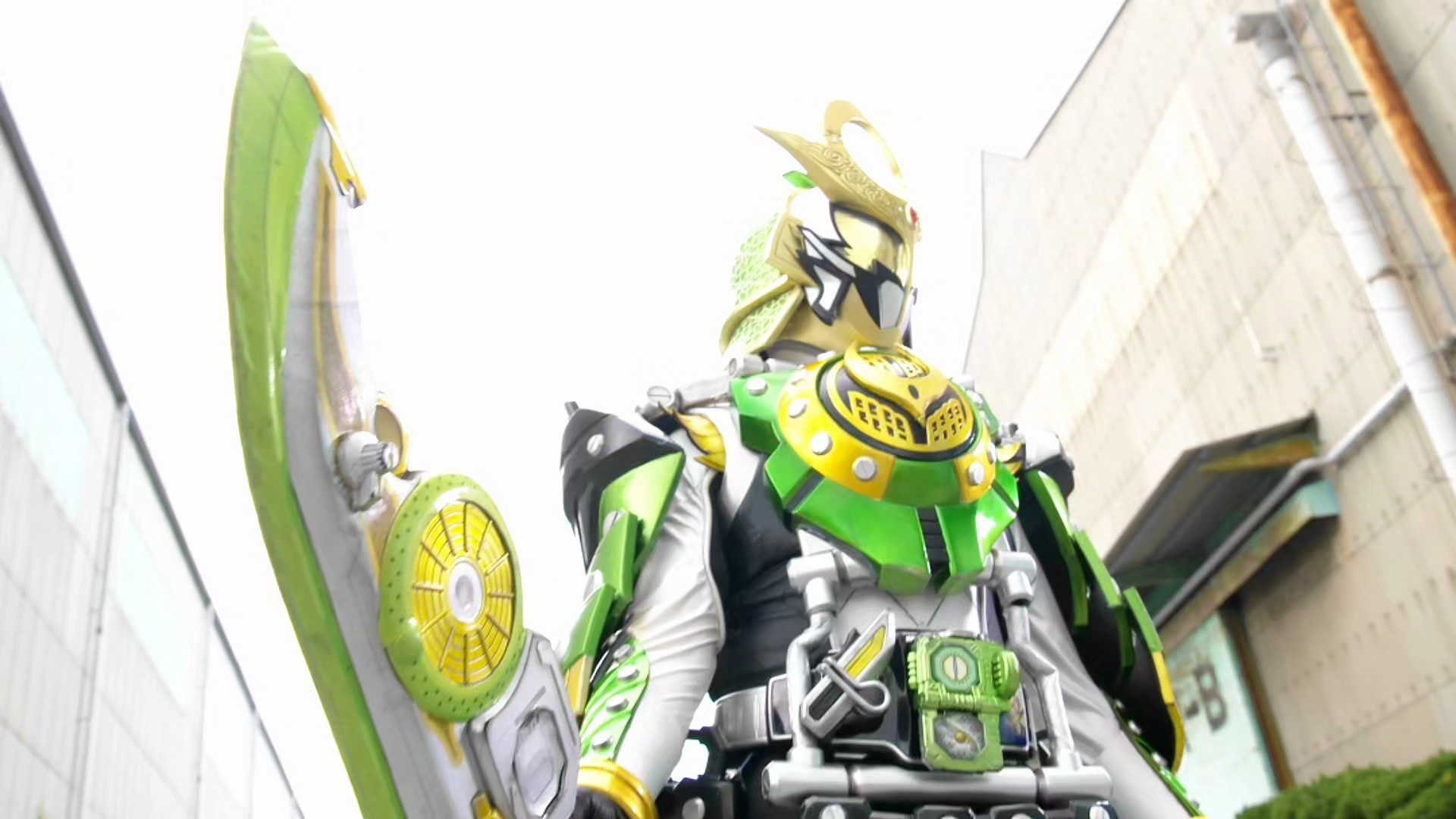 假面骑士斩月」:"lock on!soiya!kachidoki arms!即刻出阵!ei ei oh!