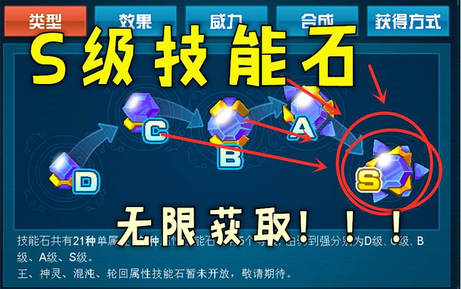 [图]【赛尔号】大量S级技能石，轻松无限获取！！还缺技能石打圣灵谱尼的小伙伴赶紧来看看吧