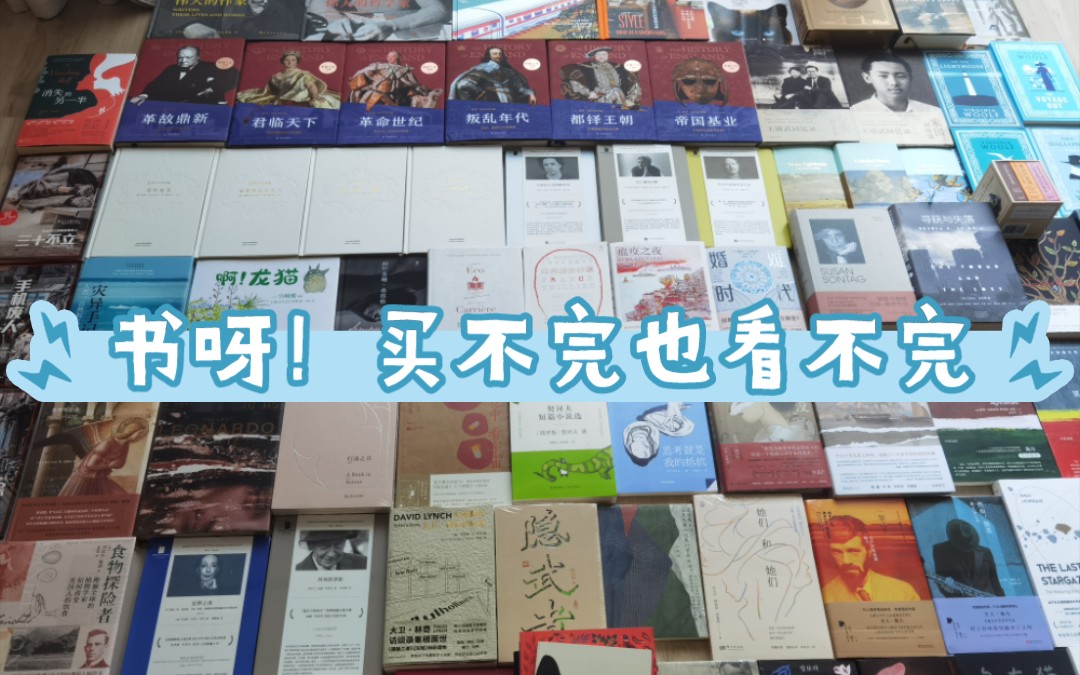 [图]超八十本豪华开箱，双十一囤书参考！文学、历史、传记、访谈、英文原版……