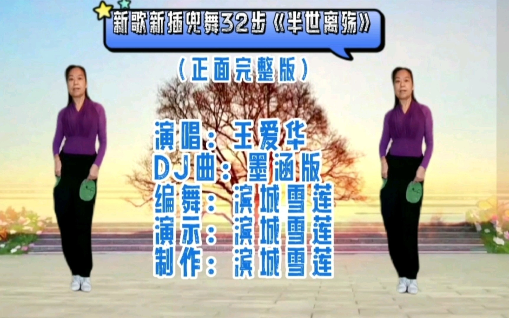 [图]插兜新舞32步《半世离殇》DJ版