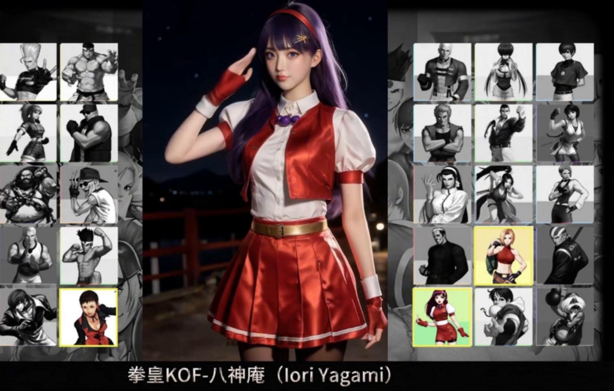 拳皇kof#真人版#美女组合#特瑞雅典娜玛丽