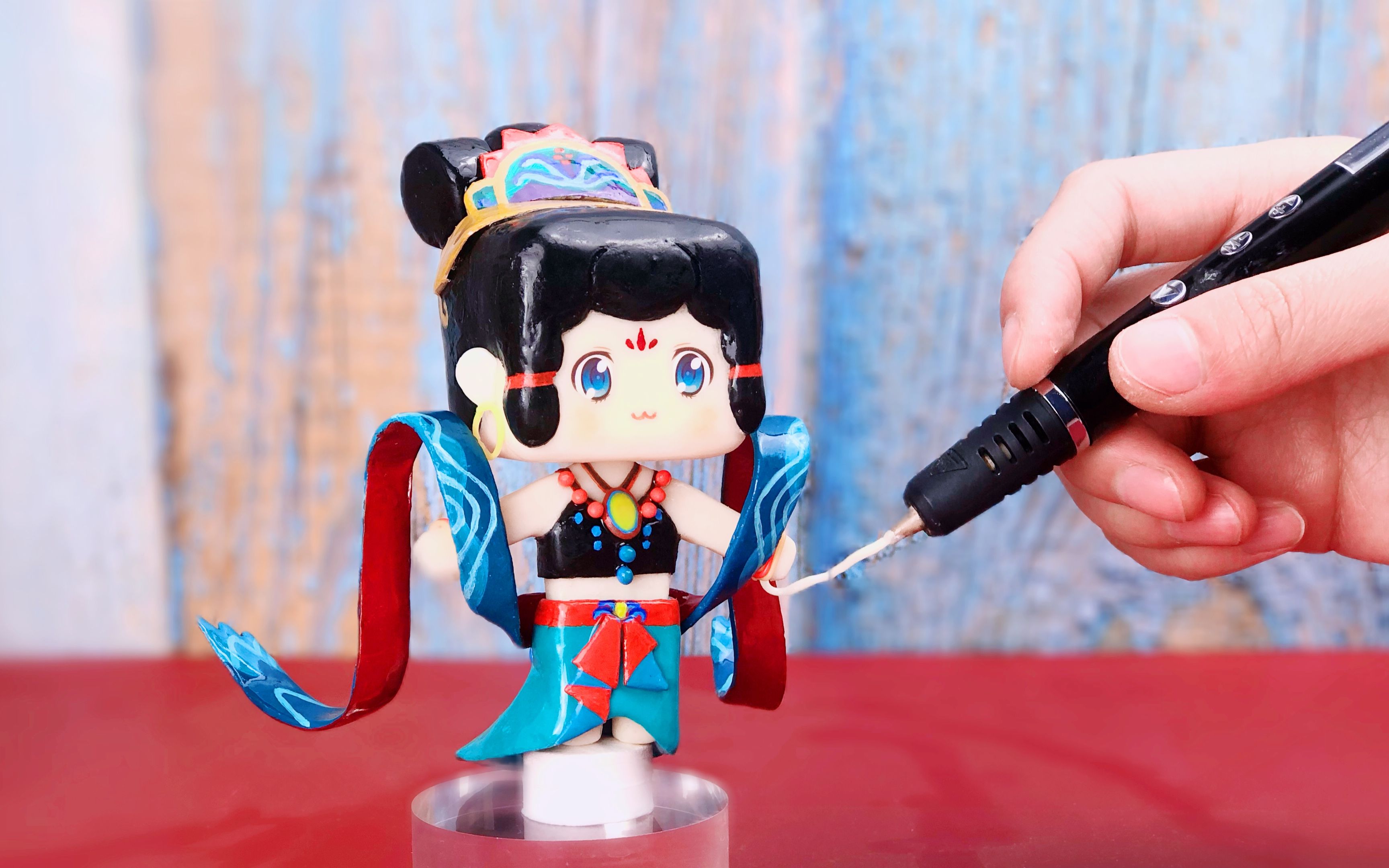 【打印笔】用神笔画迷你新皮肤——天仙子雅,以后不买手办了,自己画不