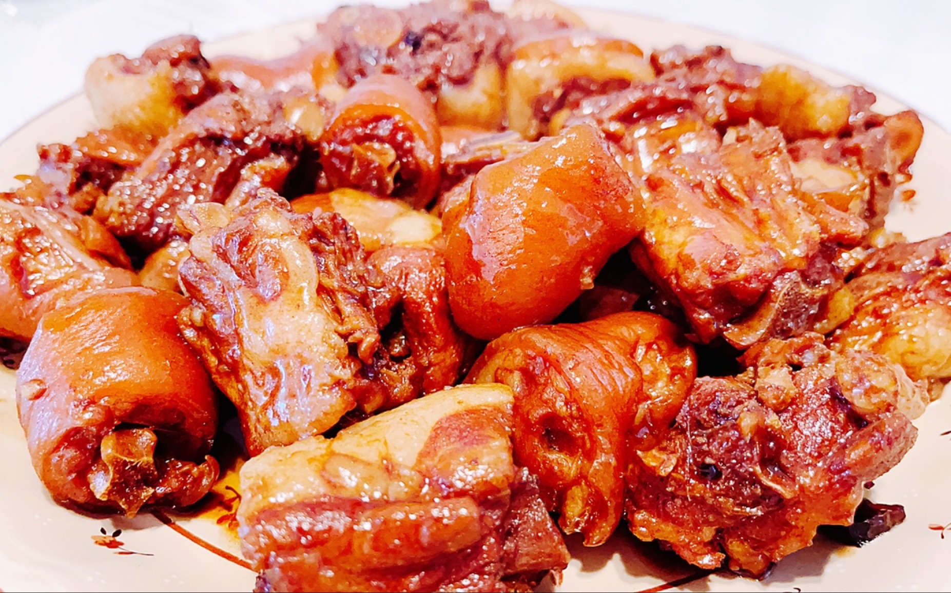 红烧猪尾第一次吃猪尾巴没想到竟然这么好吃对不住了二师兄