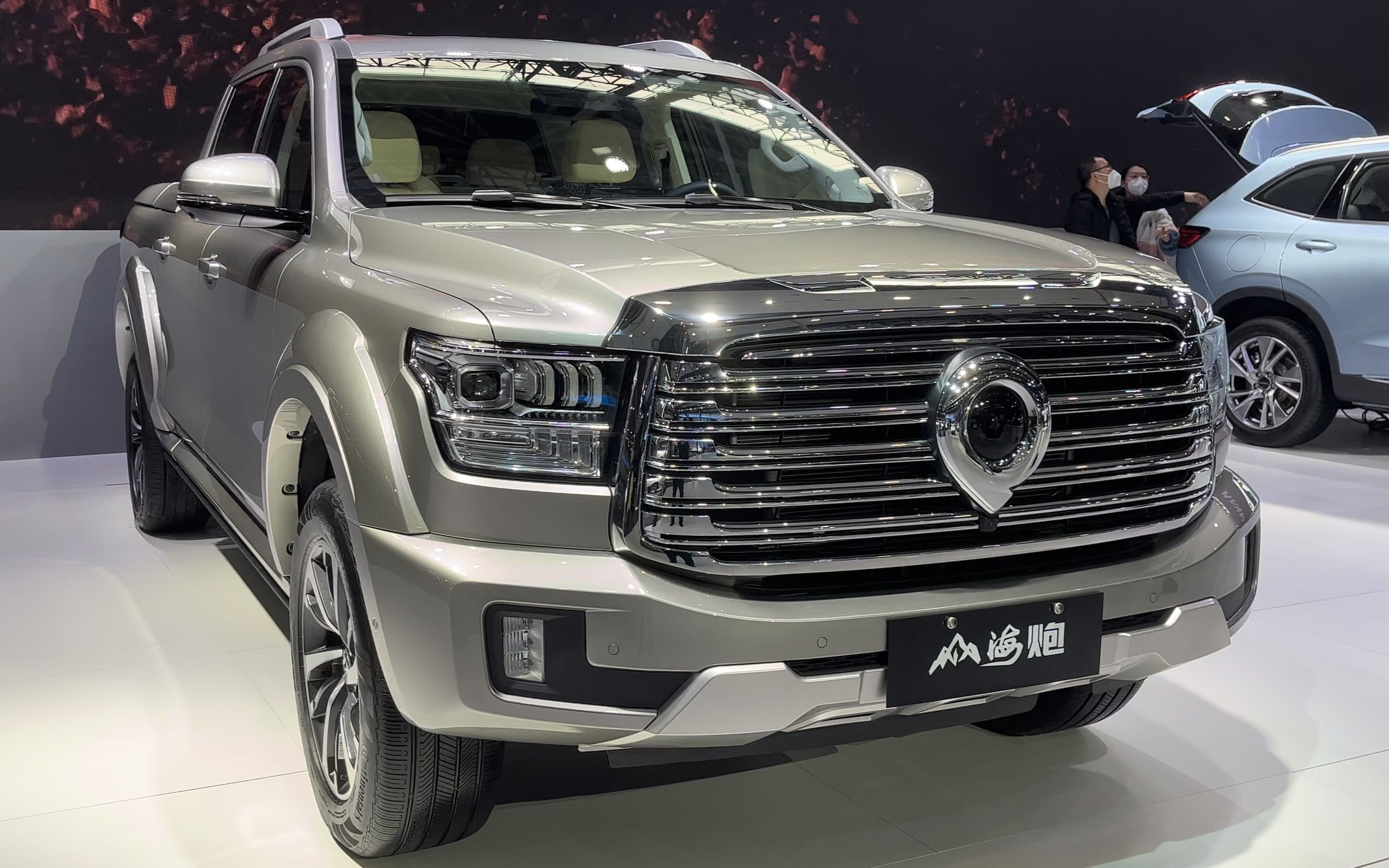 4k 2023 长城山海炮皮卡 霸气十足