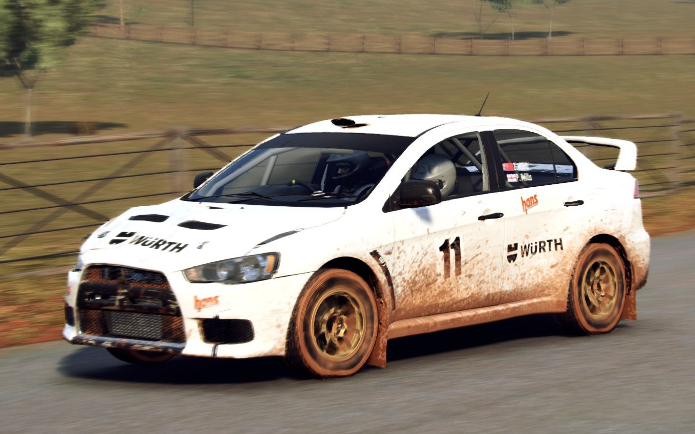 【尘埃拉力赛2.0】白色evo日赛排名50