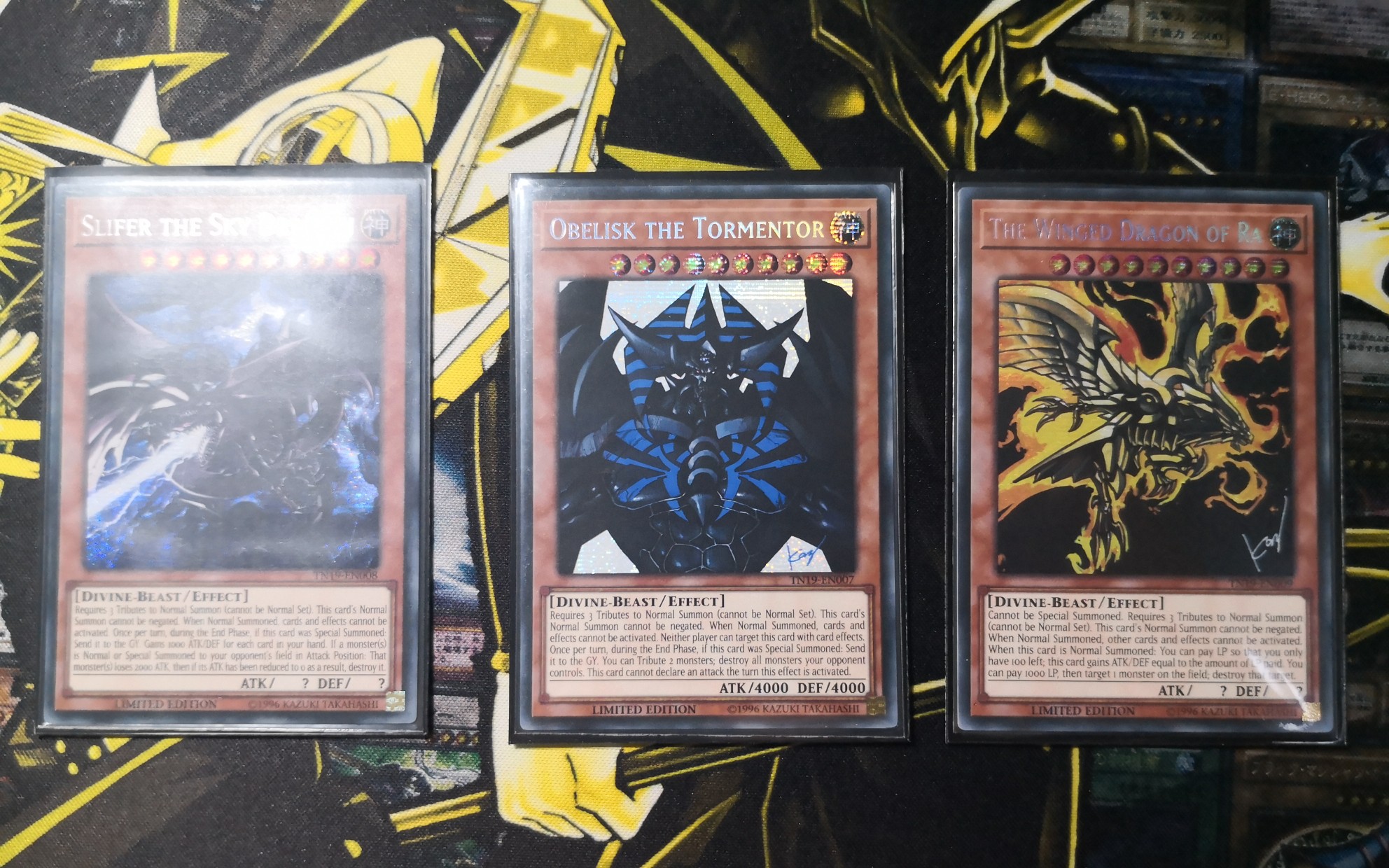 风卷寒江雪的游戏王mp19的三幻神集齐