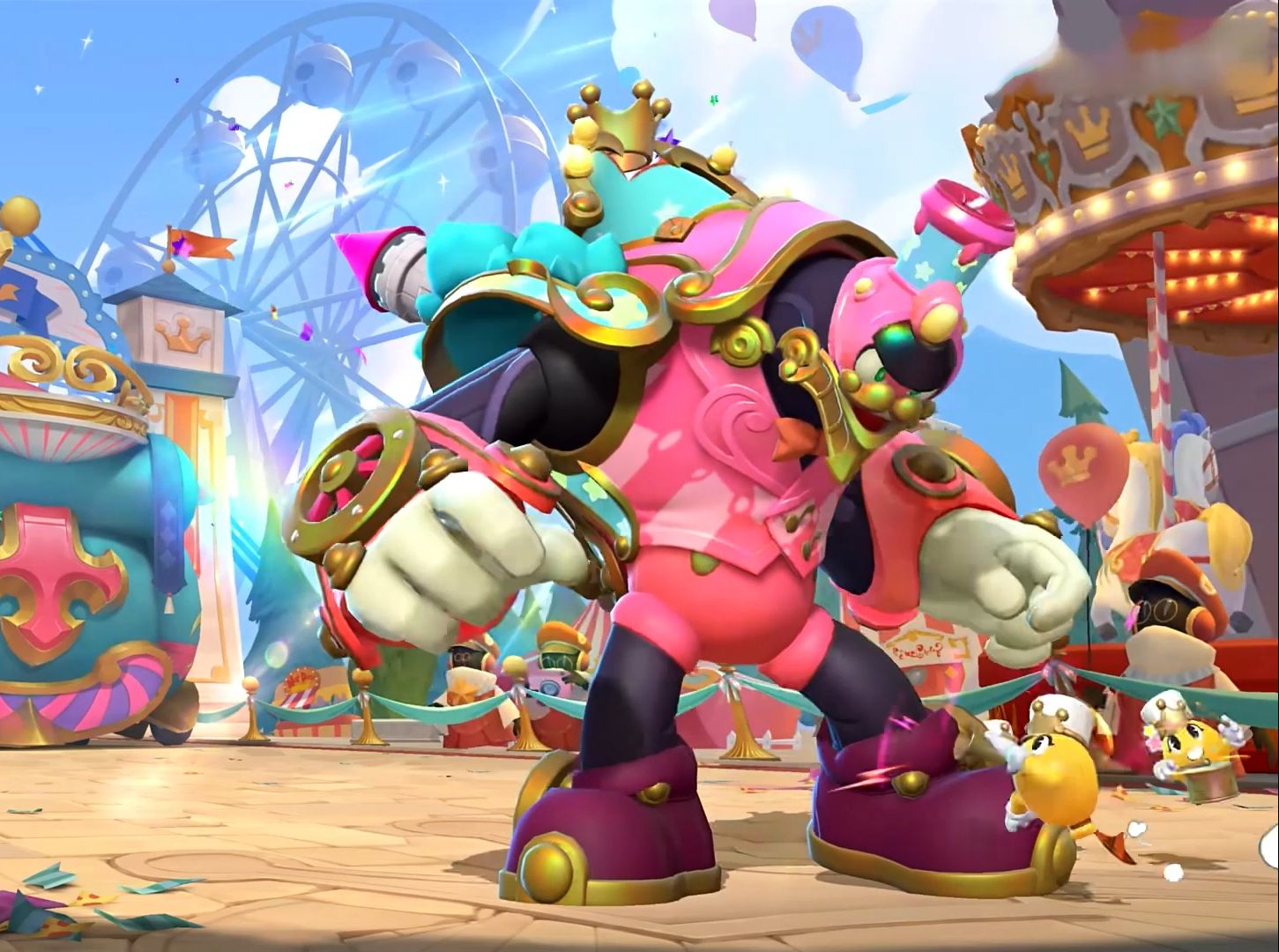 火车头石头人,手游首发皮肤!