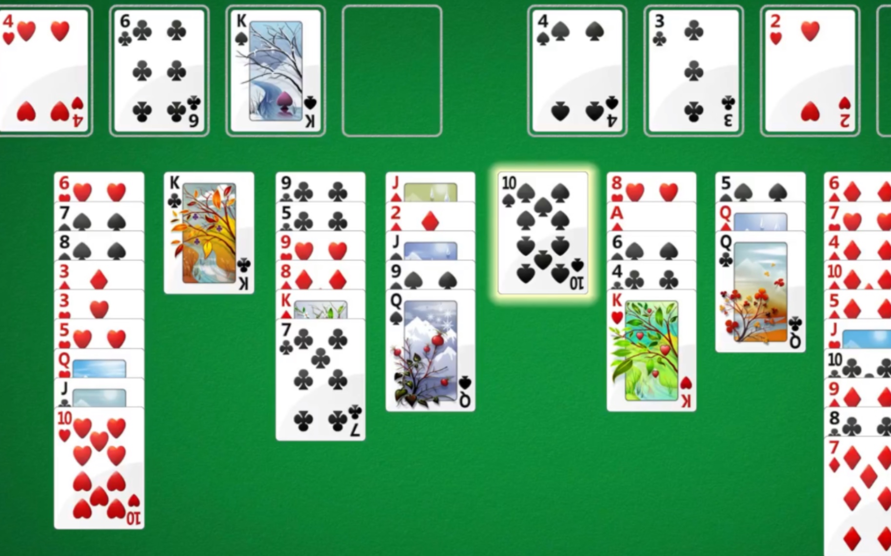 挑战空当接龙100万关今日完成到672关