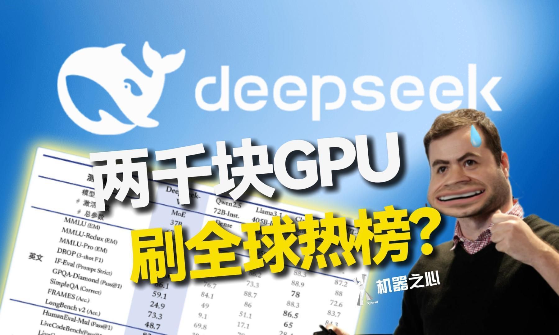 DeepSeekV3刷屏,国产大模型一夜火爆全球,AI大佬们既破防又兴奋哔哩哔哩bilibili