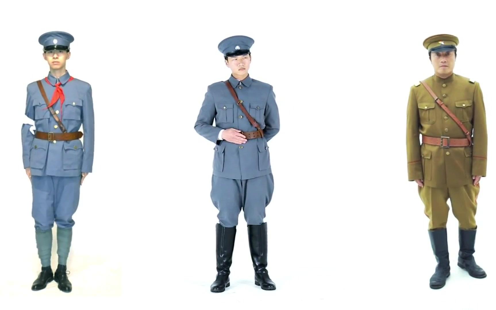 中国百年军服图片图片