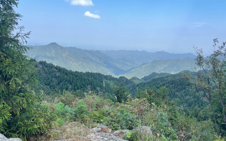 天堂山国家森林公园上面的风景下山途中遇到蛇吓得不敢拍