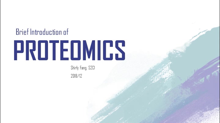 Brief intro of Proteomics蛋白质组学简介哔哩哔哩bilibili