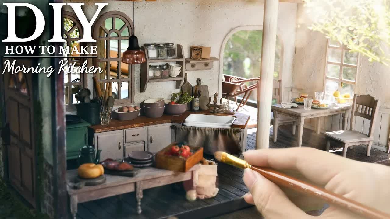 【微缩】重新粉刷森贝儿家族小屋|熊夫妇的温馨小屋 # 2 | ゆびさきが作るちいさな森【治愈搬运】哔哩哔哩bilibili