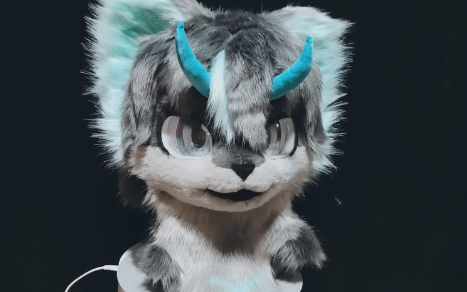 毛毛狼诞生!兽装fursuit展示(罗比)