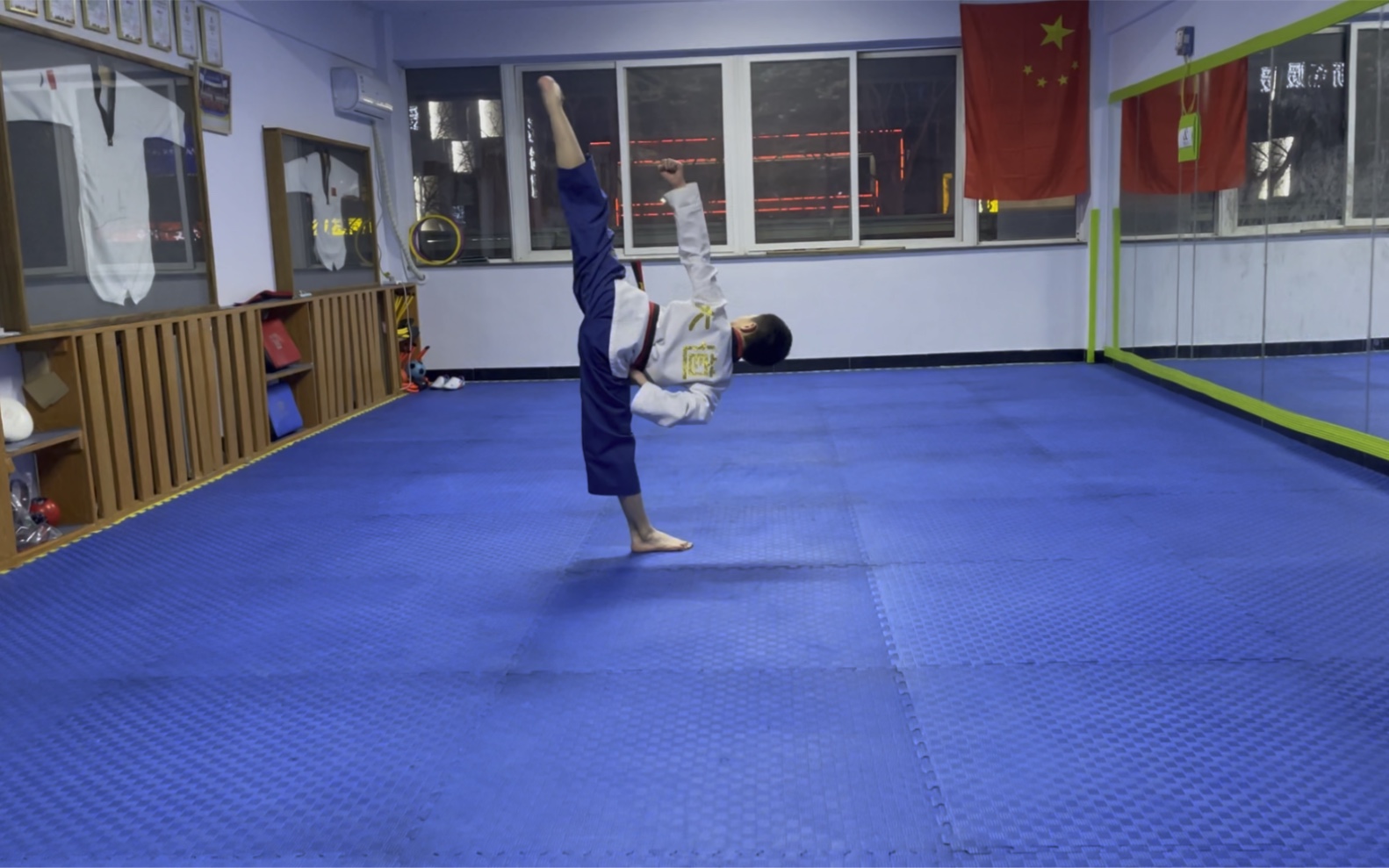 跆拳道训练||品势太白