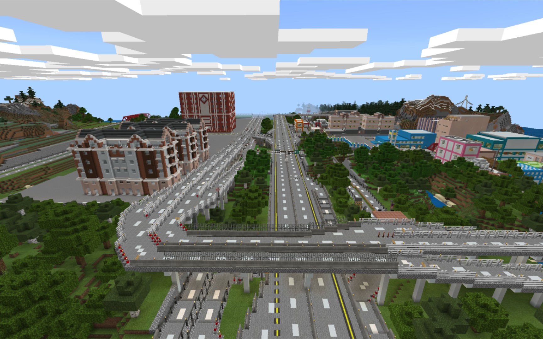 《我的世界》【公路pov】自驾于新金川县城_我的世界