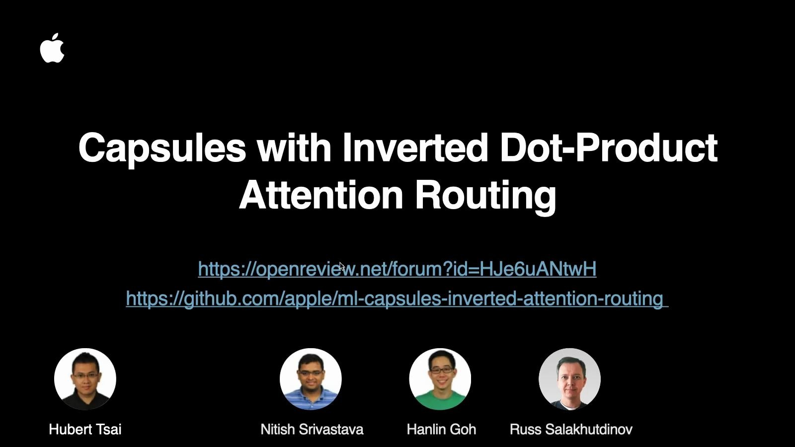 [图]ICLR2020-Capsules with Inverted Dot-Product Attention Routing-Yao-Hung Tsai