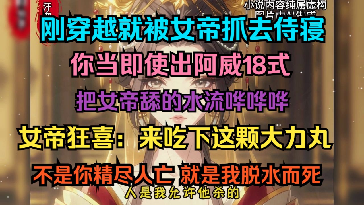 刚穿越就被女帝抓去侍寝,你当即使出阿威18式,把女帝舔的水流哗哗,女帝大惊:来吃下这颗大力丸,不是你精尽人亡,就是我脱水而死..哔哩哔哩bilibili