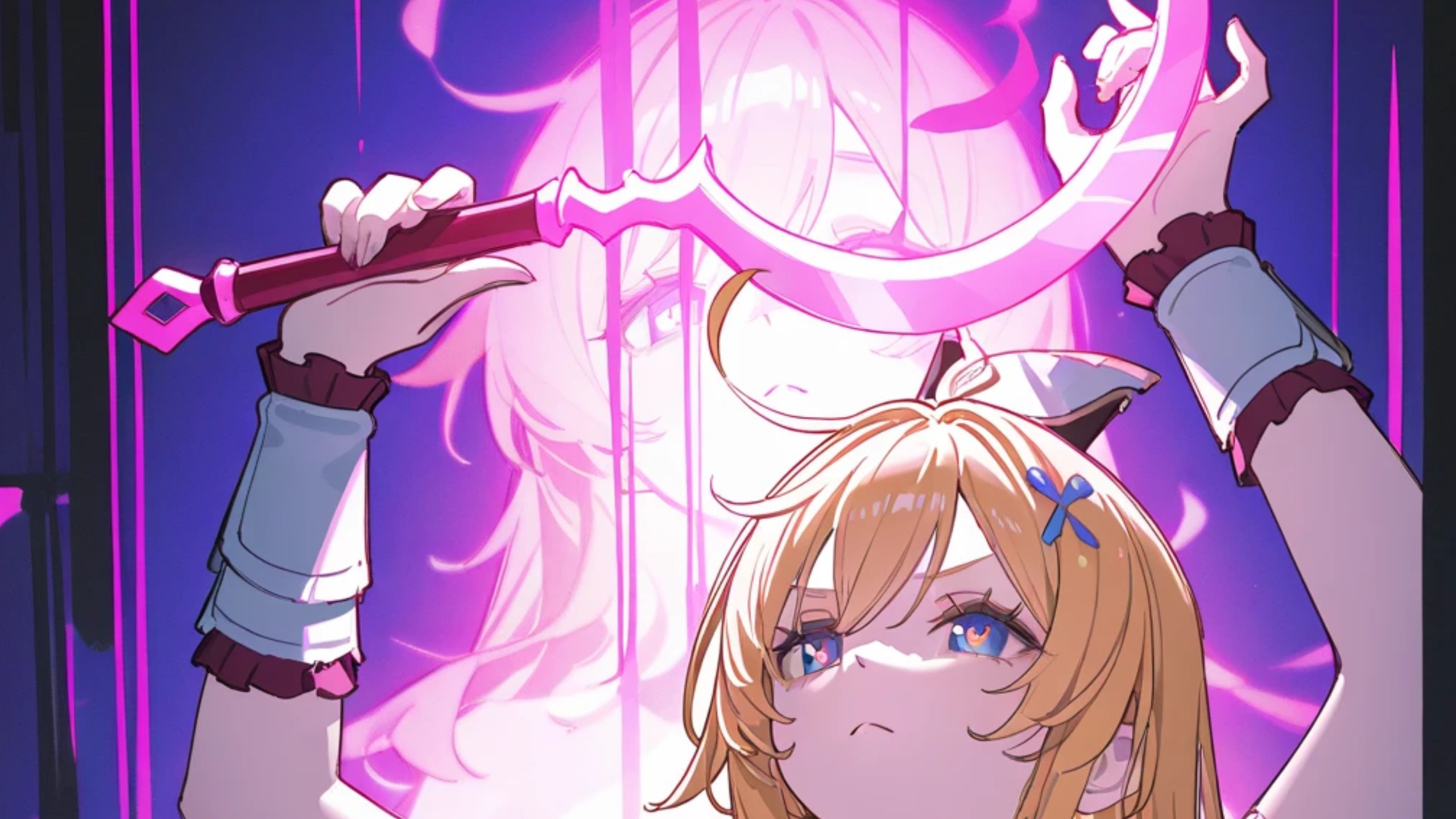 不知道在练习着什么的爱可菲