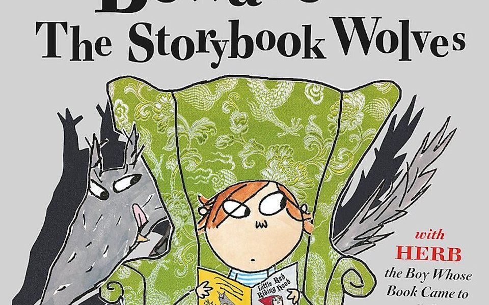 [图]【英语】《小心大野狼 Beware Of The Storybook Wolves》儿童英语绘本故事