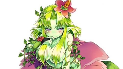 [图]植物系的魔物娘到底应该算动物？还是植物？——阿娜温【原创世界】纽斯提亚