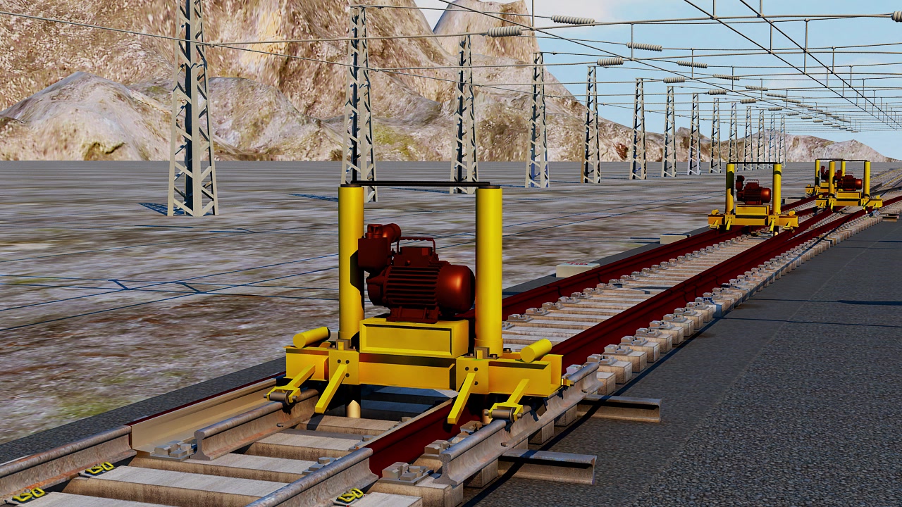 中铁铁路技术演示动画三维动画演示动画制作