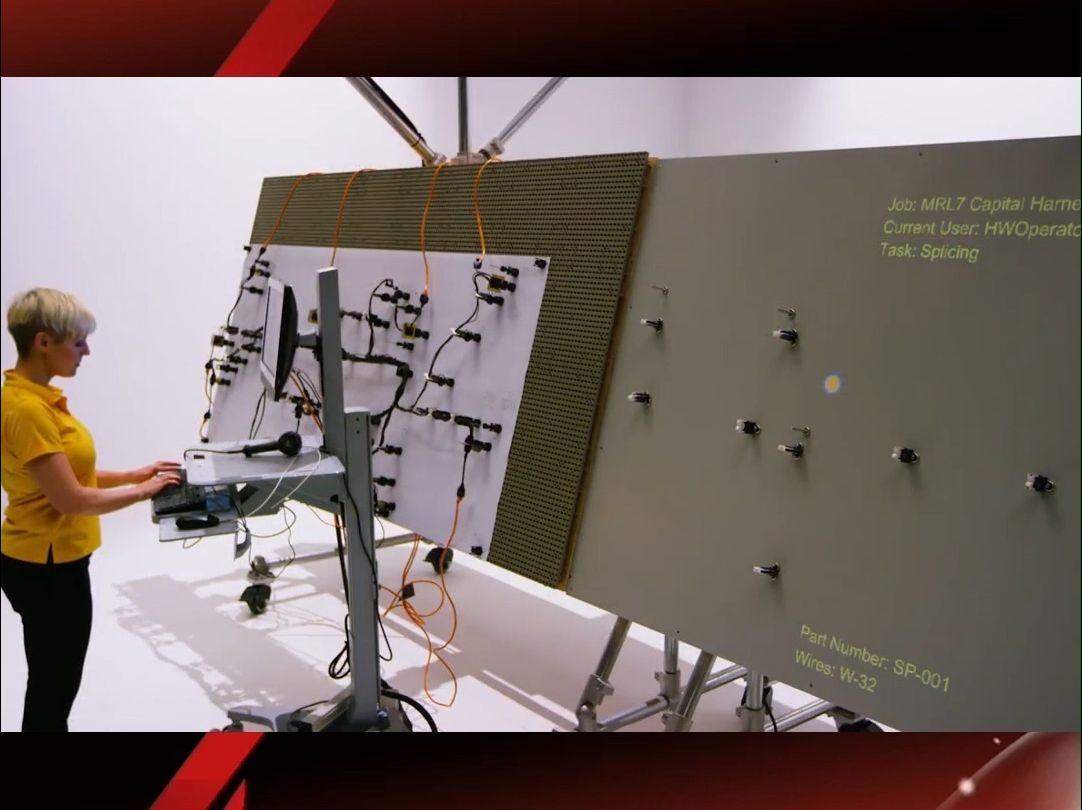 激光投影线束工装板