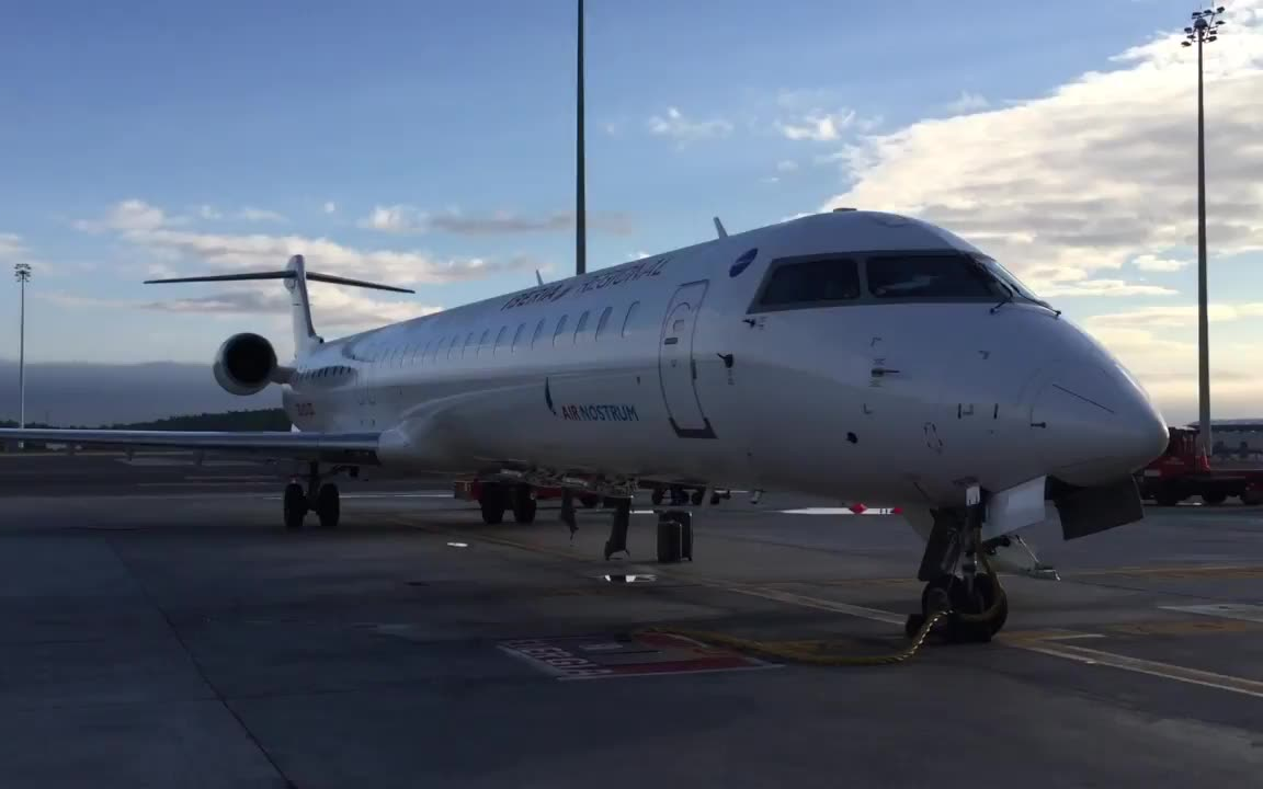 【youtube】诺斯特姆航空|庞巴迪crj-1000|飞行报告(马德里 -