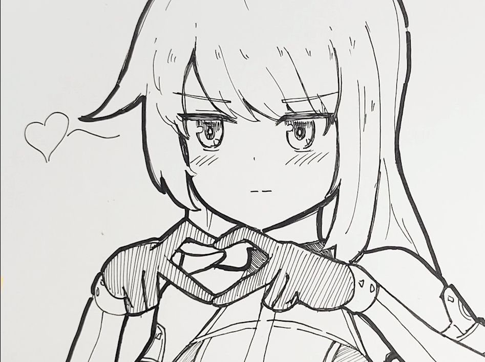 哟.【手绘机娘#44】