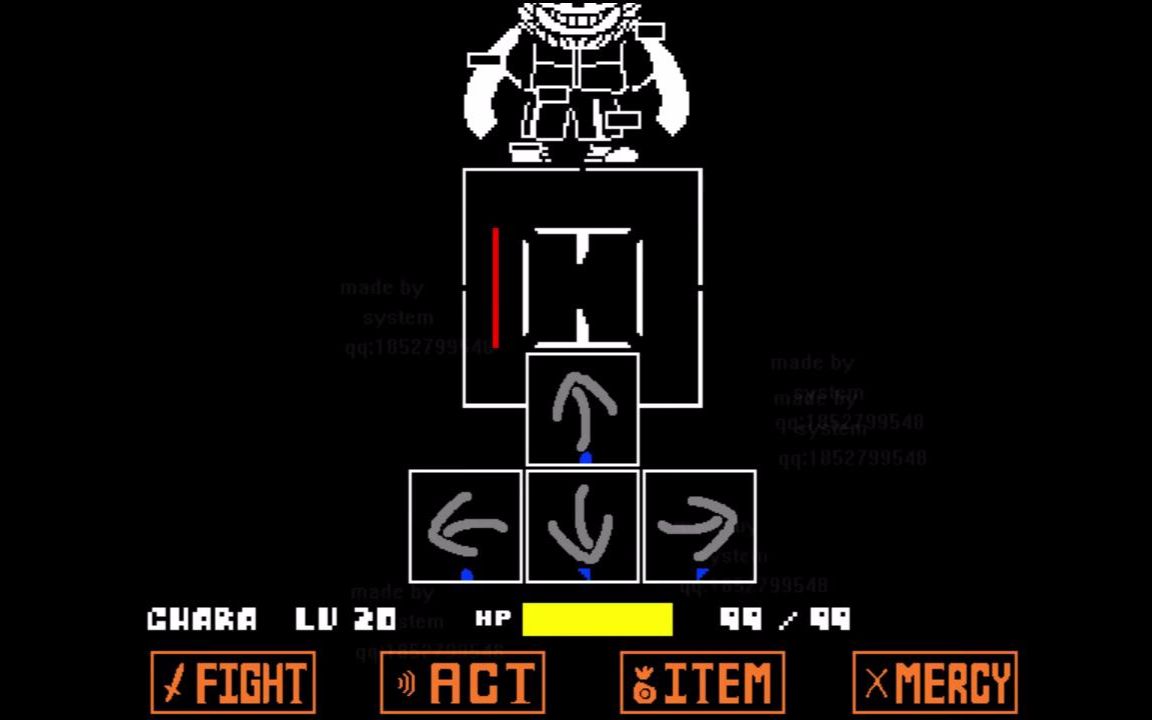 sans0.25體驗版 3個au中的1個,又有卡點.