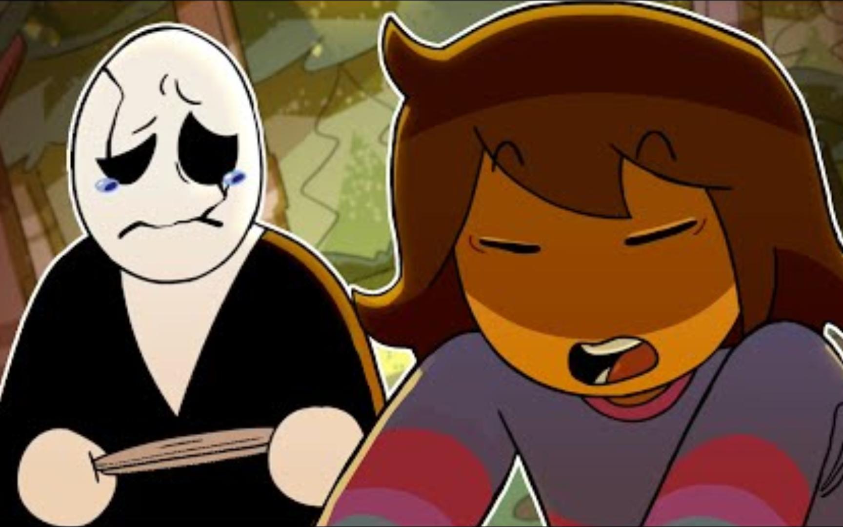 【undertale动画/中文字幕】你身上怎么有激光点?