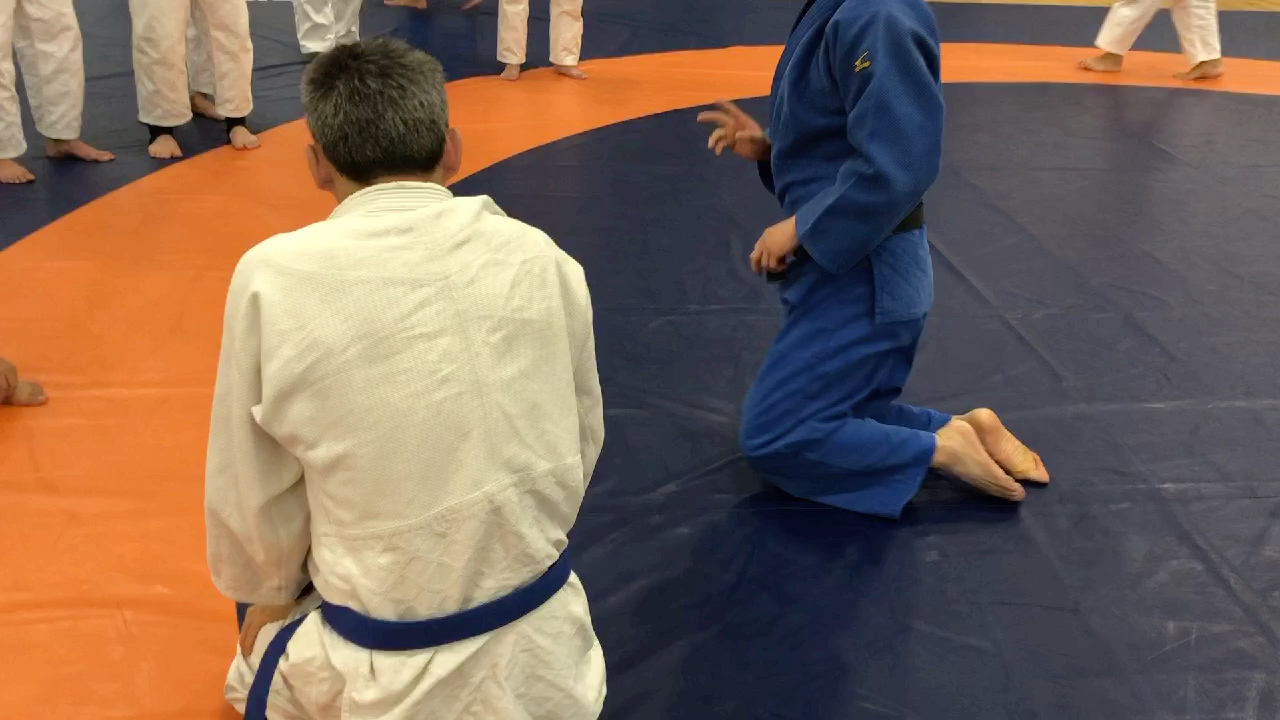 【奥东武道】柔道教学曹教练讲解寝技三角绞