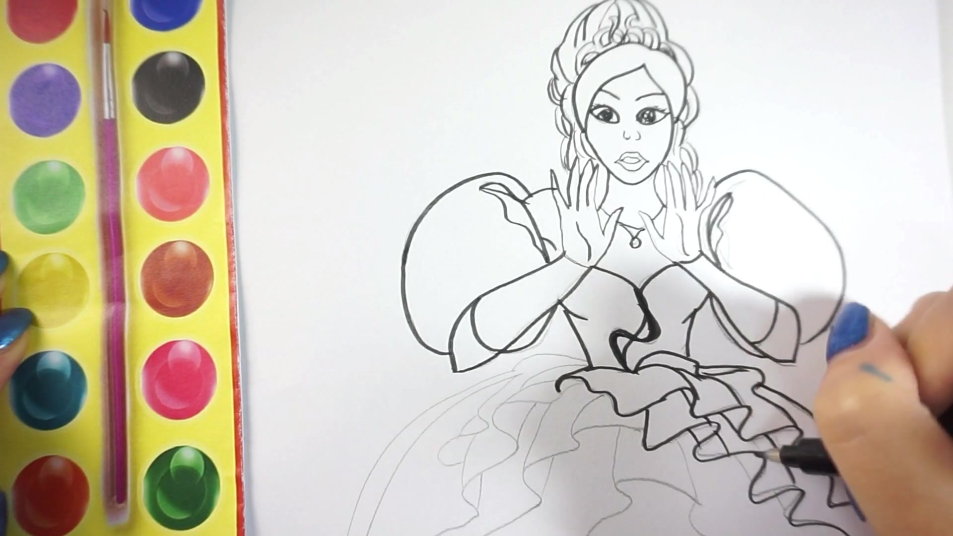 一起学画画青蛙公主_哔哩哔哩_bilibili