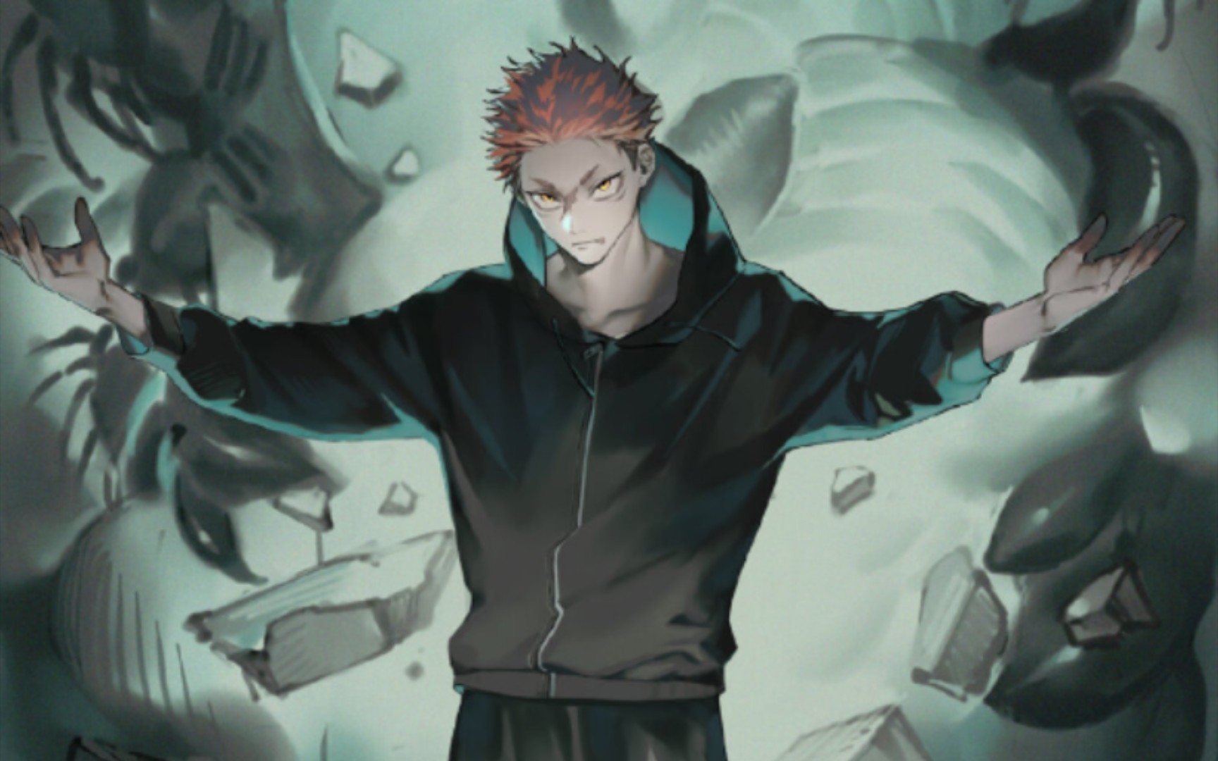 《怪物弹珠》中的-虎杖悠仁 黑闪(咒术回战)