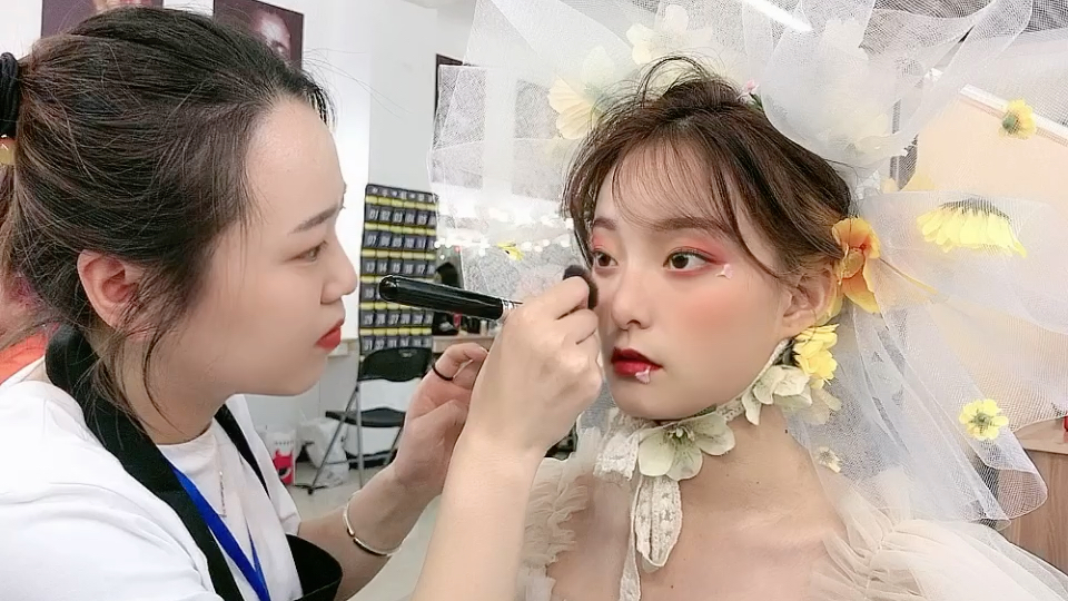 田园风影楼照,杨杰化妆学校学员作品_哔哩哔哩_bilibili