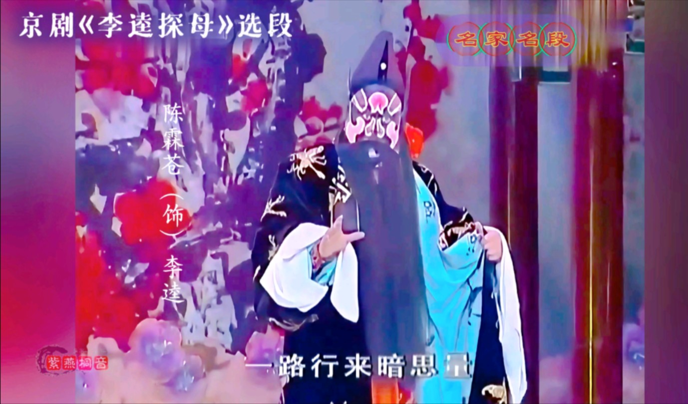 梨园世家·名门之后·京剧《李逵探母》选段·陈霖苍