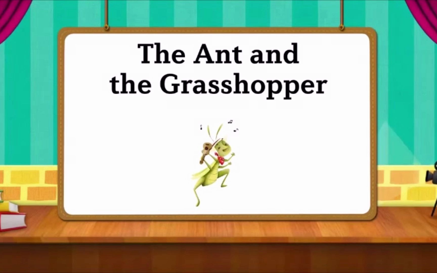 [图]Kid's Classic Readers Level 1：The ant and the Grasshopper【儿童英语有声绘本故事：蚂蚁和蚱蜢】