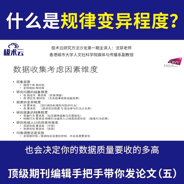 顶级期刊编辑手把手带你发论文之五什么是规律变异程度哔哩哔哩bilibili