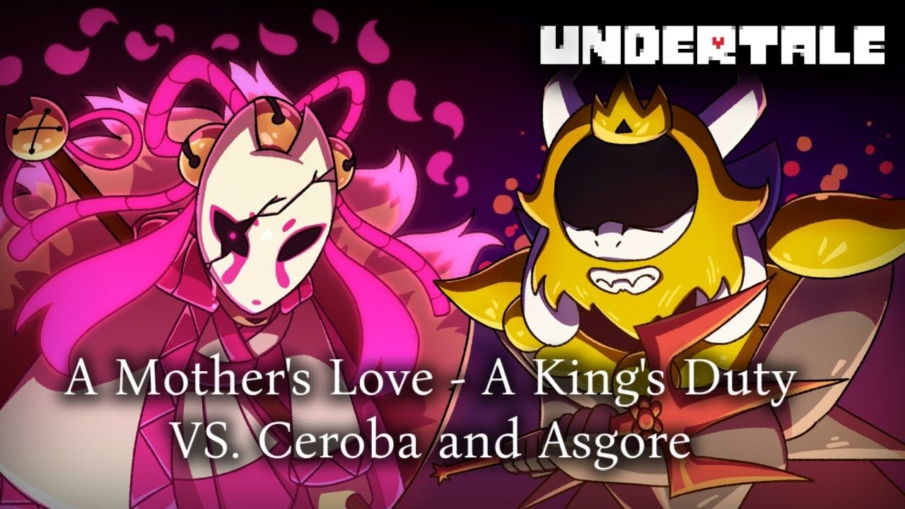 a mothers love, a kings duty - vs ceroba and asgore battle