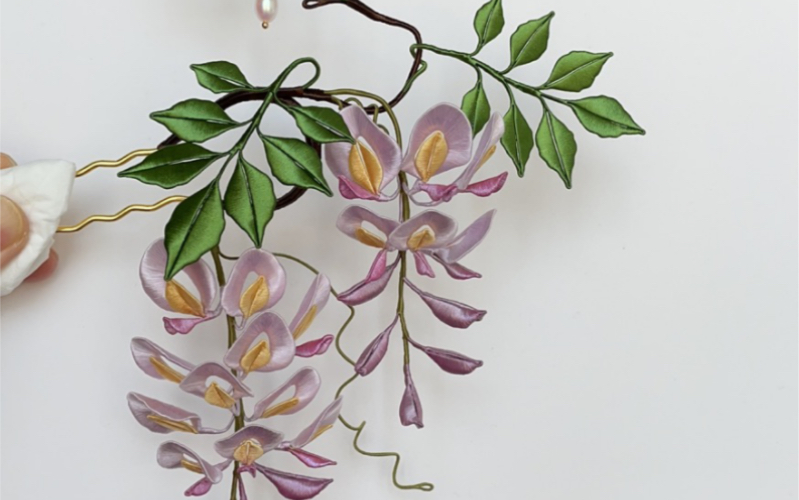 缠花 紫藤花瀑 现货一支喜欢的戳我呀!