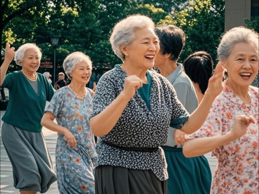 舞动夕阳,健康快乐:老年人广场舞新跳法