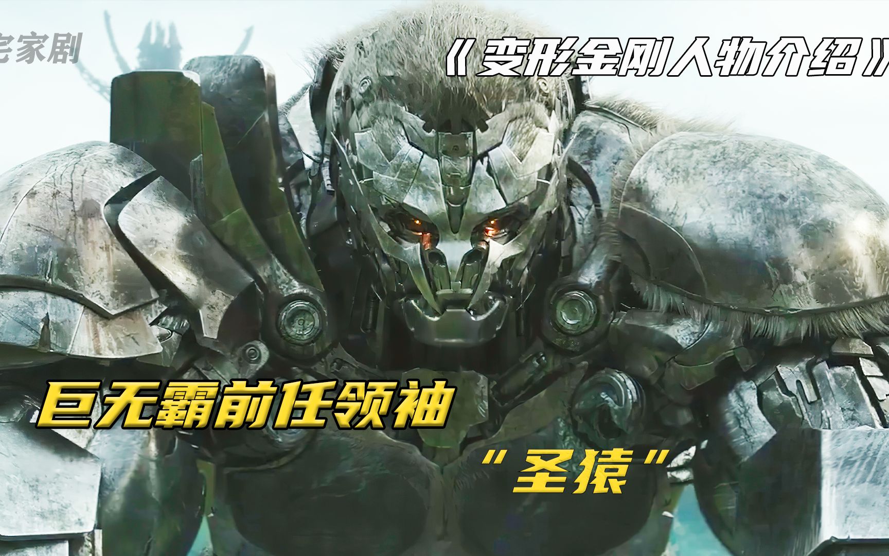 变形金刚7超能勇士崛起人物介绍之:巨无霸前任领袖"圣猿"