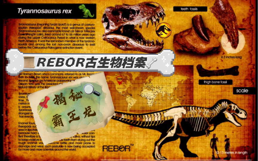 [图]【Kefreezer古生物大揭秘】Rebor霸王龙『君王暴龙』Tyrannosaurus rex