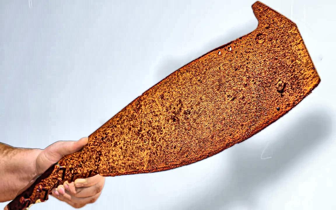 [lost & restored] 恢复生锈的德克萨斯刀.锈蚀更大了!