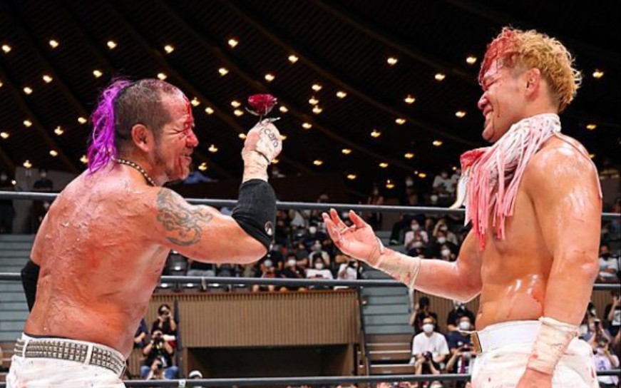 【JTO】2022年TAKA Michinoku Debut三十周年纪念赛,El Desperado vs 葛西纯Jun Kasai,4.75星!(原声剪辑)哔哩哔哩bilibili