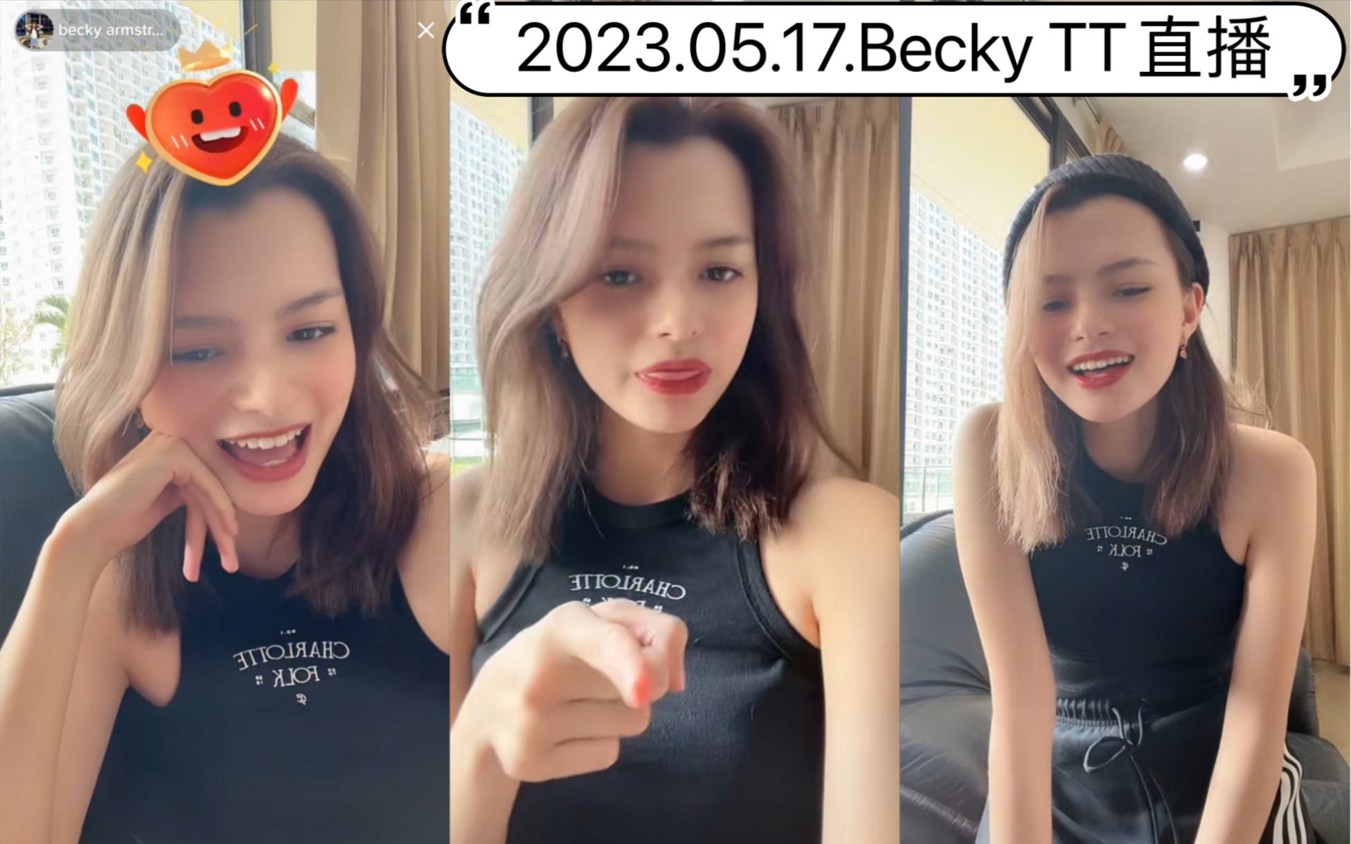 【FreenBecky】有个同学想和becbec做朋友|2023.05.17.Becky TT直播回放哔哩哔哩bilibili